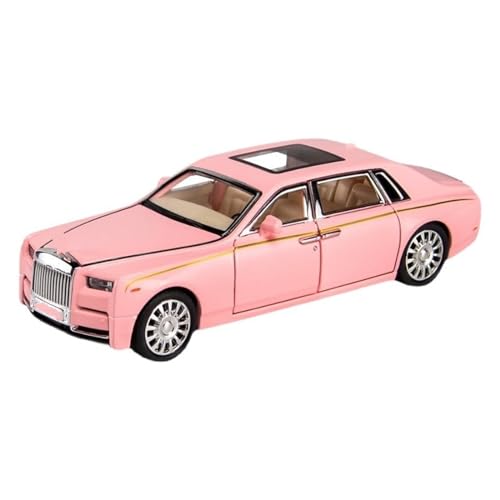 Alloy Diecast Model Scale 1:32 for Rolls-Royce Phantom Decoration(Pink)