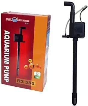 Kapoor pets? Minjiang Water Aquarium Pump (10 cm) R3 580 Submersible Pump for HR3-580, 56L Aquarium Fish Tank Power Heads RS 580 Pump