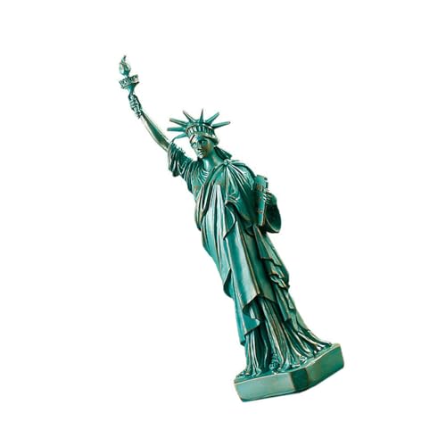 livre Kalttoy Handcrafteds Miniature Libertys Statue 12 Pouces avec Teinte Cuivre pour Les Étagères Les Ordinateurs Bureau