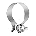 EVIL ENERGY 2.0" Exhaust Band Seal Clamp Muffler Pipes Connect Stainless Steel