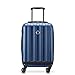 DELSEY PARIS Helium Aero Hardside Expandable Luggage with Spinner Wheels, Blue Textured, Carry-On 19 Inch