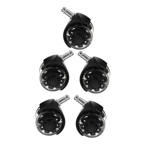 Roulettes pivotantes pour chaise de bureau lot de 5 Veemoon sans frein