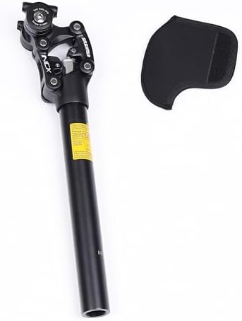 SR Suntour SP12 NCX 30.9X350mm Suspension Seat Post with Protective Cover Black