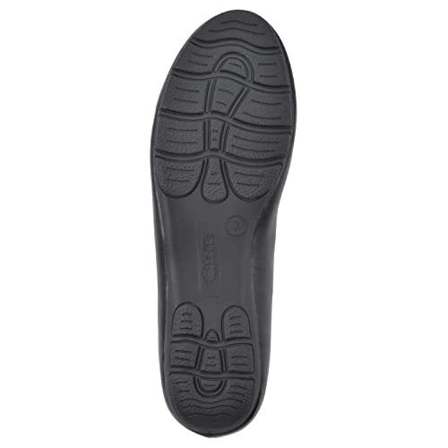 Cliffs By White Mountain Women's Glowing Loafer Flat, Black/Smooth, 8 M #TOP6