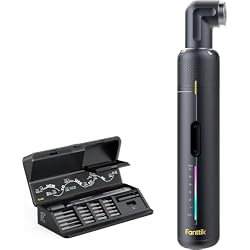 Fanttik S2 Pro Electric Screwdriver, Cordless Screwdriver Set(Space Grey) | 7 Torque Settings, 0.5 to 6N.m, 20 Magnetic Bits, 1/4''Hex Shank, with 90° Angle Adapter, for Furniture, Household Repairs
