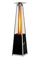 BTExpert 48000 BTU Pyramid Patio Heater for Outdoor Double Layer Stainless Steel Burner Triple Protection System Quartz Glass Tube Propane Heater for Home & Commerical Black