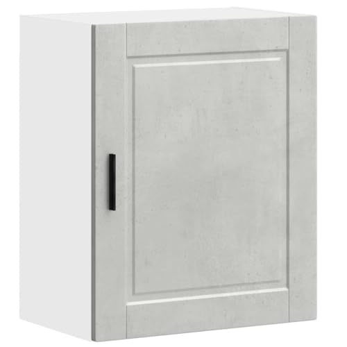 vidaXL Küchen-Hängeschrank Porto Betongrau Holzwerkstoff, Wandschrank Küche, Wandschrank, Oberschrank, Küchenschrank, Hängeschrank, Oberschrank Küche