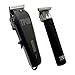 TPOB Slime 2 Ghost Black Clipper Trimmer Set Barber Hair Clippers for Men 6800 RPM with Rubber Case (Black)