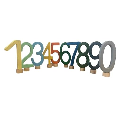 Zahlenstecker 0-9 Jungs Geburtstagsstecker Zahlen Holz bunt Grau-Pastellgelb-Mint-Hellblau-Gelb-Orange-Grün-Blau-Dunkelgrün-Dunkelblau Deko Zubehör für Geburtstagszug Geburtstagsring Geburtstagstisch