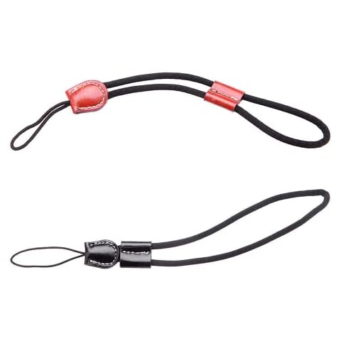 FFOFGFEM 4 PCS Portable Camera Wrist Straps Soft Wrist Lanyard Buckle Camera Lanyard Wrist Universal Hand Strap Durable Comfortable and Hand Camera Strap for Compact Camera, Black,orange, 8.6 inch Cover