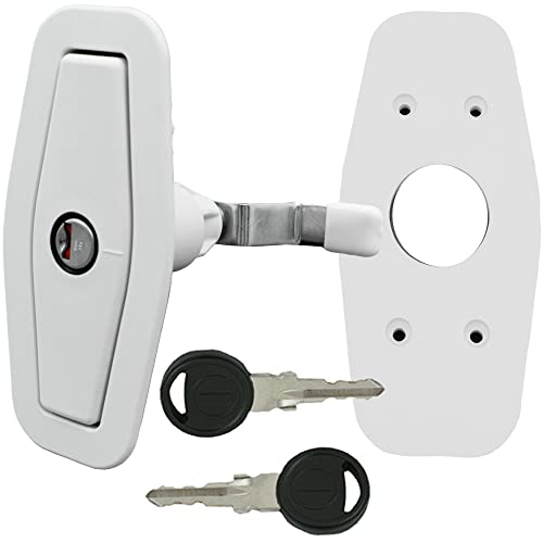pro-Styling Verrou rotatif pour caravane et camping-car Blanc Cover