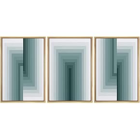 SIGNWIN Framed Canvas Print Wall Art Dark Black...