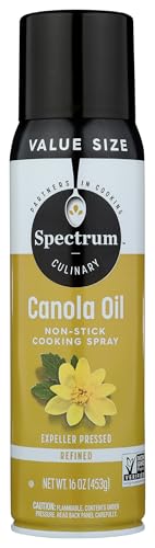 Spectrum Canola Oil Non-Stick Cooking Spray, Refined, 16 Oz