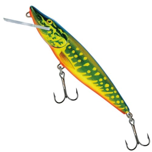 Salmo Pike 9cm 10g Super Deep Runner - Wobbler, Salmo Farben:Hot Pike