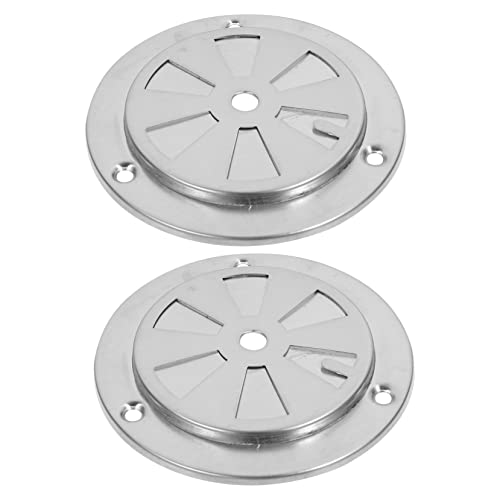 PAMINGONO Einfach Zu Installierende Trocknerentlüftung 2 Stück Edelstahlofen Für Belüftungsöffnungen