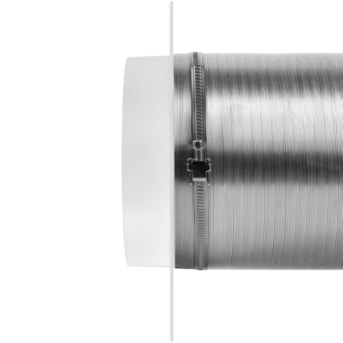 Vent Systems 150 mm Lüftungskanalverbinder Flansch gerade Lüftungsrohr Kunststoff Kanalverbinder Platte für Kühlung Heizung Lüftungssystem HVAC 15 cm