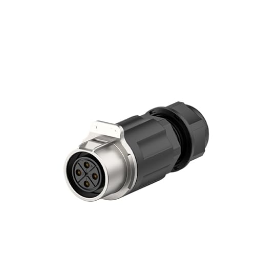 Connecteur étanche LP20 industriel femelle à 4 broches pour l'automatisation