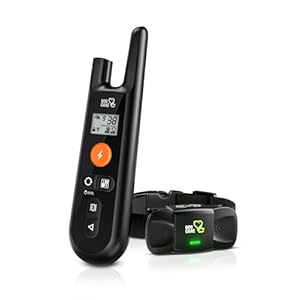 DOG CARE Dog Training Collar, Shock Collar with Beep, Vibration, Safe Static, Dog Training Collar with Remote 1800FT Waterproof Rechargeable E-Collar, Security Lock for All Dogs