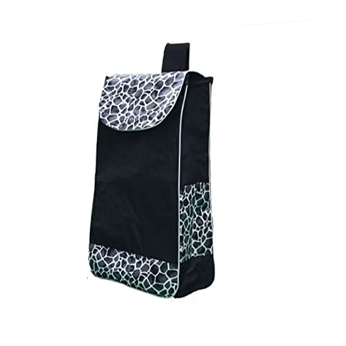 Bolsa de Compra Plegable 36 l, Reutilizable, Gran Capacidad(Brown with Plaid)