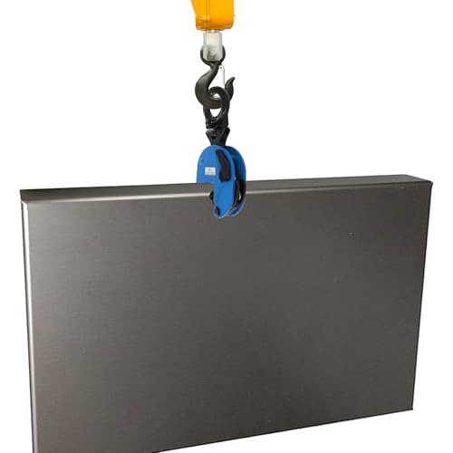 Pince de levage verticale pour tôle et plaque acier 2 tonnes ouverture 0-25mm