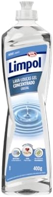 Detergente Concentrado Gel Cristal Limpol Bombril 400G