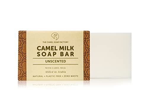 The Camel Soap Factory Camel Soap Factory Natural Soap SADU Natural Collection 140g Triple-Milled Everyday Paraben-Free Soap Bar With Fresh Camel Milk Unscented