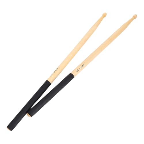 Baquetas Drfeify de madera de arce 5A con agarre ergonómico para baterías y pads de práctica miniatura 3