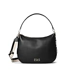 kate spade new york Liv Pebbled Leather Large Hobo, Black