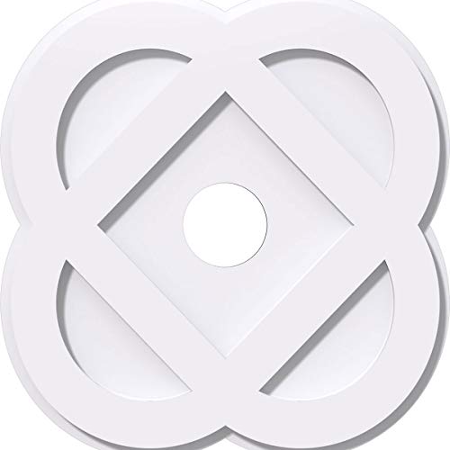Ekena Millwork CMP38CE-07000 Charlotte Architectural Grade PVC Contemporary Urethane Ceiling Medallions 38"OD x 7"ID x 15 1/4"C x 1"P