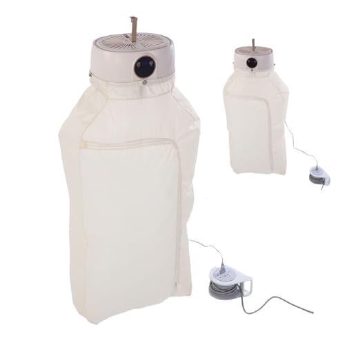 Portable Clothes Dryer, Large Capacity Low Noise Foldable Electric Drying Machine, Underwear with Dry Bag, Hook, Perfectfor Travelers, Housewarming, HassleFree Setup (US Plug 110V)