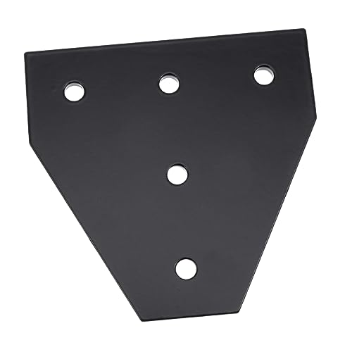 4040t T Shape Joining Plate Aluminum Alloy Black Bracket