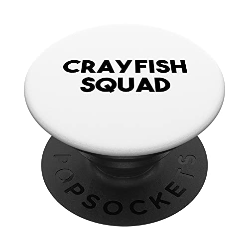Crayfish Lover Funny - Crayfish Squad PopSockets Swappable PopGrip