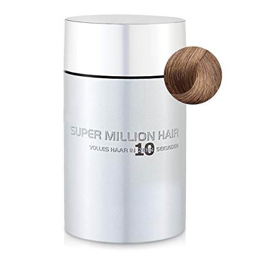 Super Million Hair Haar Fasern und Schütthaar, hochwertiges Streuhaar zur Haarverdichtung, 25 g, Dark-Blond (4)
