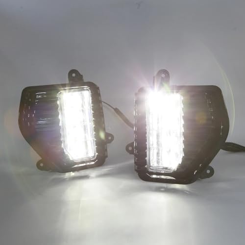Feux brouillard LED DRL avec cache-phares GMC Sierra 1500 19-20 - 3