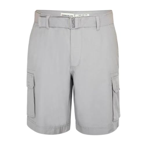 Image of Soul Cal Mens Washed Short Cotton Silver 3XL