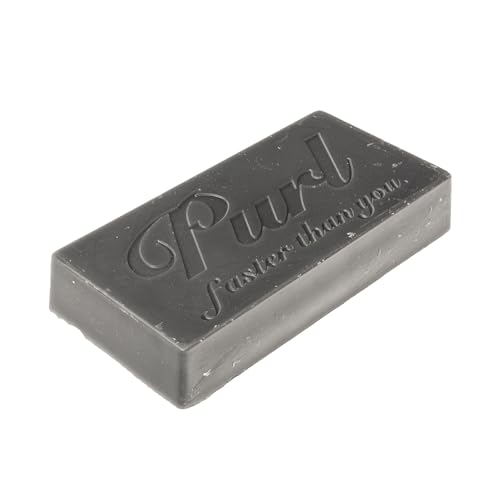 image for Purl faster than you. PURL - GRAPHITE, Black 1lb Brick - Anti-Static S