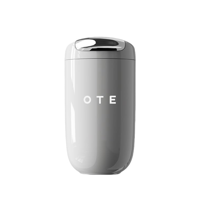 OTE 350ml Coffee Travel Mug Double Walled Coffee Cup Vacuum Insulated Stainless Steel with Leakproof Lid Reusable Coffee Cups BPA-Free Mug to Go Cups for Hot Cold Drinks (Grey)