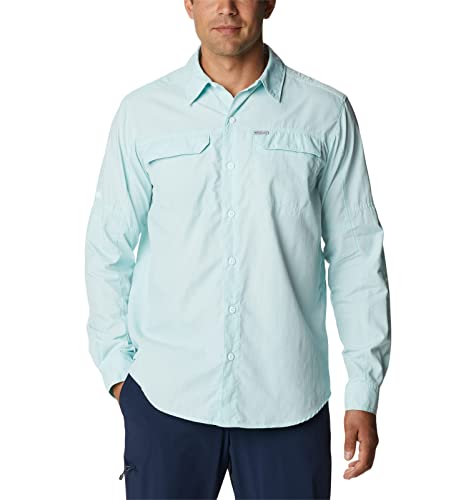 Image of Columbia Men's Silver Ridge 2.0 Long Sleeve Shirt, ICY Morn, 4X