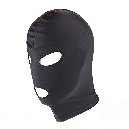 Soochat Full Cover Spandex Zentai Hood Mask Elastic Breathable Open Eyes And Mouth Cosplay Halloween Costume Hood Mask #TOP2