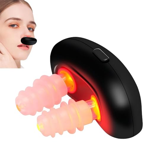 Cleriva - Terapia de luz roja para nariz, terapia de luz roja para nariz, dispositivo nasal LED para nariz seca y comodidad sinusal, dispositivo calmante nasal de fisioterapia para nariz (1 unidad)