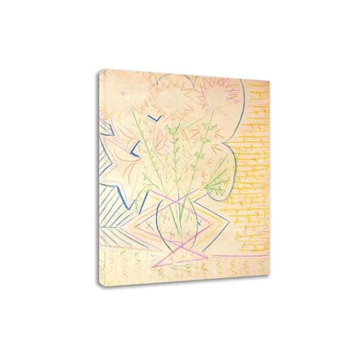 Tableaux célèbres Picasso Bouquet de fleurs pour dynamiser un salon terne