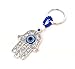Produktbild Z1 Schlüsselanhänger Das böse Auge Haram. Khamsa. 11 cm x 4 cm Schutz vor Flüchen und bösen Menschen. Mediterranes Arabisch. Spirituelle Verteidigung. Magisches Auge. Gold. Gelb