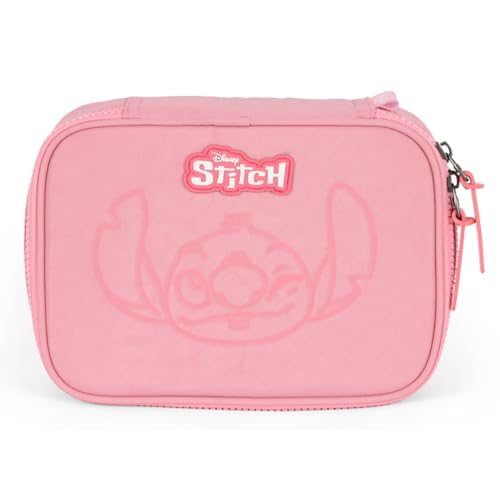 Luxcel, Estojo Box 100 Pens STITCH DISNEY Salmão - Luxcel ET49234SC