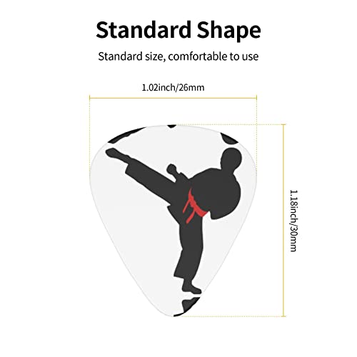 Ensemble de 12 médiators de guitare de couleur de ceinture modifiable Karate Boy pour guitare acoustique, guitare… - Les Beatles, Paul McCartney, John Lennon, RIngo Starr, George Harrison Ensemble de 12 médiators de guitare de couleur de ceinture modifiable Karate Boy pour guitare acoustique, guitare… – Image 5