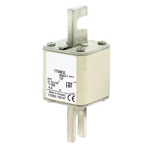 Fusible semi-conducteur 170M3018 avec indicateur de fusion integre et fixation centrale 80mm