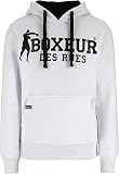 Felpa con Cappuccio BOXEUR des Rue BXM0404350AZ col.Bianco Tg. L