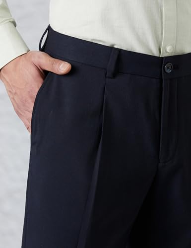Image of Amazon Brand - Symbol Men Men's Stretchable Formal Pants | Trousers (Regular Fit)