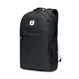  Mochila 600D con luz LED indicadora (pilas incluidas), indicador de seguridad 3 modos para paseo o bicicleta, bolsillo frontal y red para botella de agua.