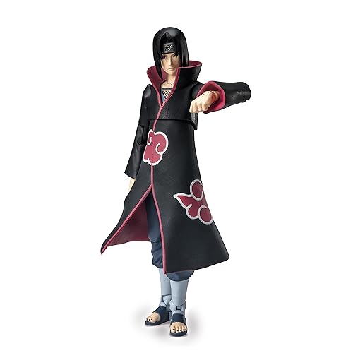 Ultimate Legends - Figura de Acción Articula de 5 Pulgadas - Naruto Shippuden - Itachi Uchiha Adulto - Figura Coleccionable con Múltiples Puntos de Articulación para Niños y Fans del Anime