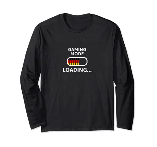Flag Germany Long Sleeve T-Shirt, Black